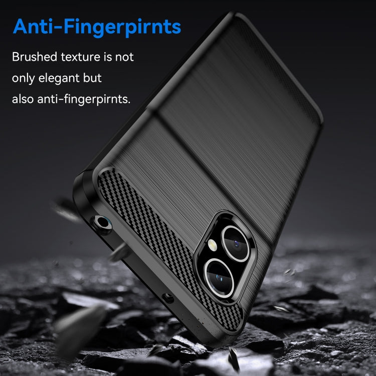 Brushed Texture Carbon Fiber TPU Phone Case, For Xiaomi Poco M4 5G, For Xiaomi Poco X4 GT