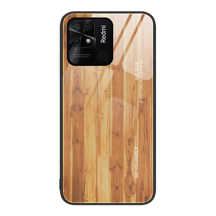Wood Grain Glass Protective Case, For Xiaomi Redmi 10C, For Xiaomi Redmi K40S, For Xiaomi Redmi K50 Pro, For Xiaomi Redmi K50