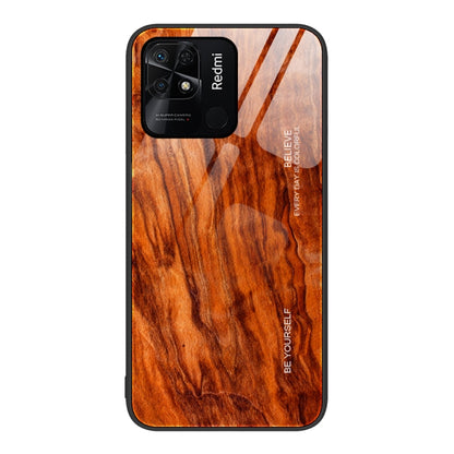 Wood Grain Glass Protective Case, For Xiaomi Redmi 10C, For Xiaomi Redmi K40S, For Xiaomi Redmi K50 Pro, For Xiaomi Redmi K50