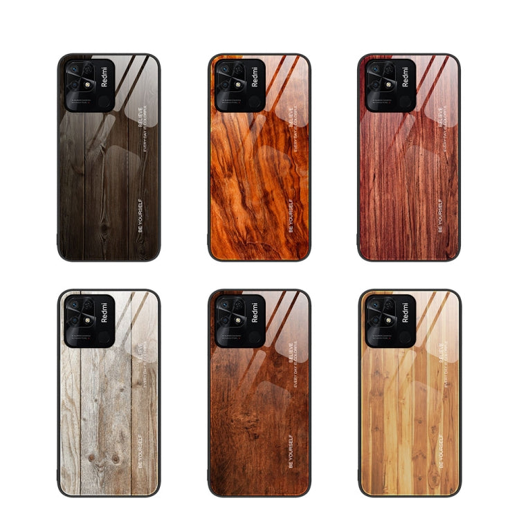 Wood Grain Glass Protective Case, For Xiaomi Redmi 10C, For Xiaomi Redmi K40S, For Xiaomi Redmi K50 Pro, For Xiaomi Redmi K50