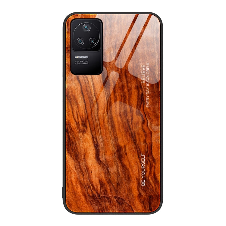 Wood Grain Glass Protective Case, For Xiaomi Redmi 10C, For Xiaomi Redmi K40S, For Xiaomi Redmi K50 Pro, For Xiaomi Redmi K50