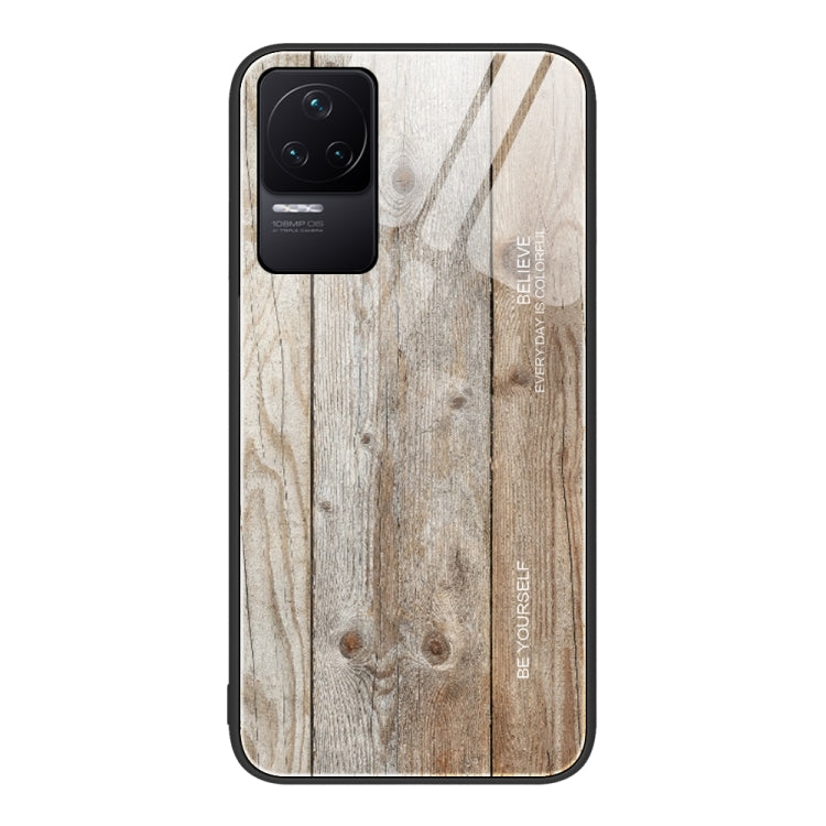 Wood Grain Glass Protective Case, For Xiaomi Redmi 10C, For Xiaomi Redmi K40S, For Xiaomi Redmi K50 Pro, For Xiaomi Redmi K50