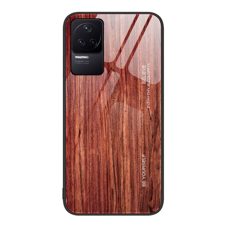 Wood Grain Glass Protective Case, For Xiaomi Redmi 10C, For Xiaomi Redmi K40S, For Xiaomi Redmi K50 Pro, For Xiaomi Redmi K50