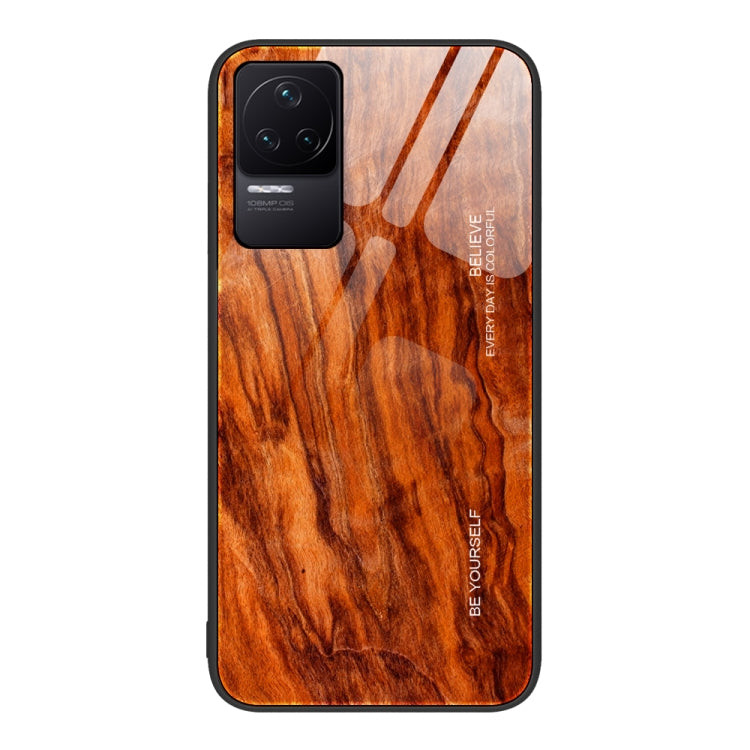 Wood Grain Glass Protective Case, For Xiaomi Redmi 10C, For Xiaomi Redmi K40S, For Xiaomi Redmi K50 Pro, For Xiaomi Redmi K50
