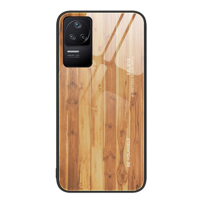 Wood Grain Glass Protective Case, For Xiaomi Redmi 10C, For Xiaomi Redmi K40S, For Xiaomi Redmi K50 Pro, For Xiaomi Redmi K50
