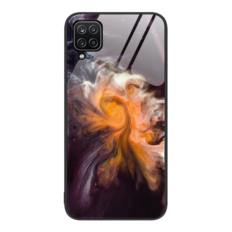 Marble Pattern Glass Protective Phone Case, For Samsung Galaxy A12 5G, For Samsung Galaxy A52, For Samsung Galaxy A53