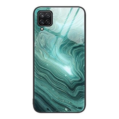 Marble Pattern Glass Protective Phone Case, For Samsung Galaxy A12 5G, For Samsung Galaxy A52, For Samsung Galaxy A53