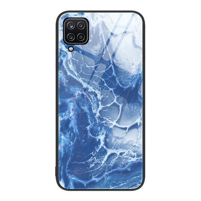 Marble Pattern Glass Protective Phone Case, For Samsung Galaxy A12 5G, For Samsung Galaxy A52, For Samsung Galaxy A53
