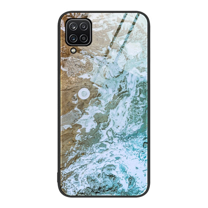 Marble Pattern Glass Protective Phone Case, For Samsung Galaxy A12 5G, For Samsung Galaxy A52, For Samsung Galaxy A53