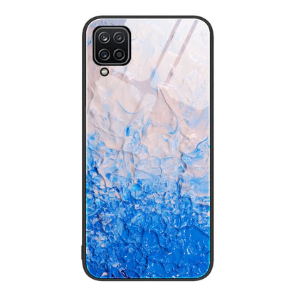 Marble Pattern Glass Protective Phone Case, For Samsung Galaxy A12 5G, For Samsung Galaxy A52, For Samsung Galaxy A53