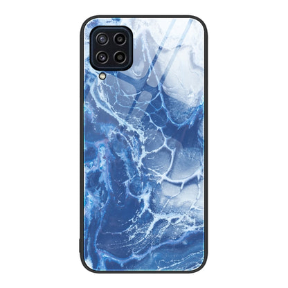 Marble Pattern Glass Protective Phone Case, For Samsung Galaxy M32, For Samsung Galaxy M52 5G, For Samsung Galaxy S21 5G