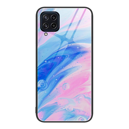 Marble Pattern Glass Protective Phone Case, For Samsung Galaxy M32, For Samsung Galaxy M52 5G, For Samsung Galaxy S21 5G