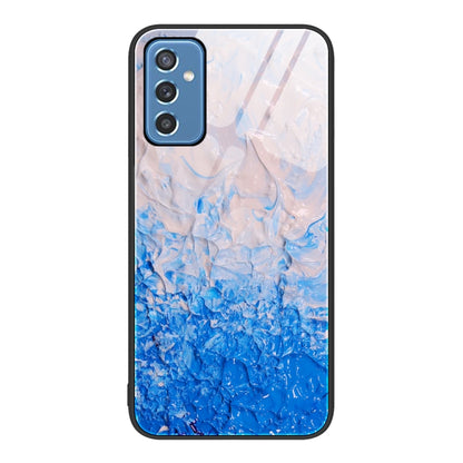 Marble Pattern Glass Protective Phone Case, For Samsung Galaxy M32, For Samsung Galaxy M52 5G, For Samsung Galaxy S21 5G