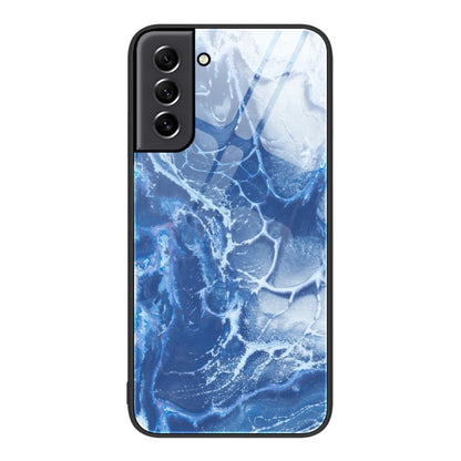 Marble Pattern Glass Protective Phone Case, For Samsung Galaxy M32, For Samsung Galaxy M52 5G, For Samsung Galaxy S21 5G