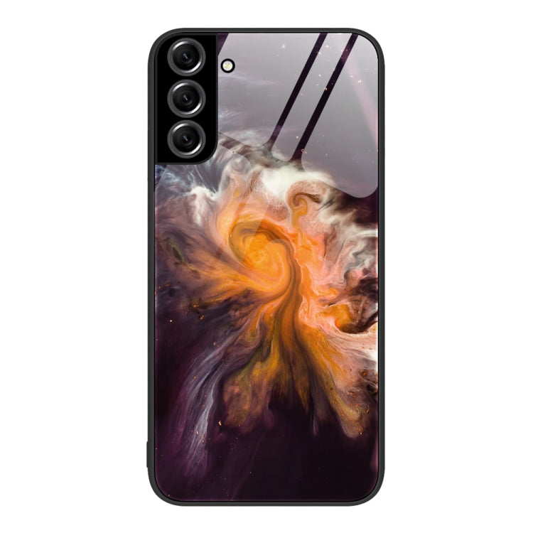 Marble Pattern Glass Protective Phone Case, For Samsung Galaxy S22+ 5G, For OnePlus 10 Pro, For OnePlus Nord 2 5G
