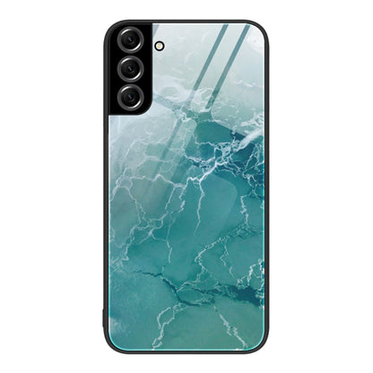 Marble Pattern Glass Protective Phone Case, For Samsung Galaxy S22+ 5G, For OnePlus 10 Pro, For OnePlus Nord 2 5G
