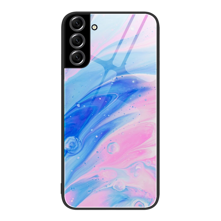 Marble Pattern Glass Protective Phone Case, For Samsung Galaxy S22+ 5G, For OnePlus 10 Pro, For OnePlus Nord 2 5G