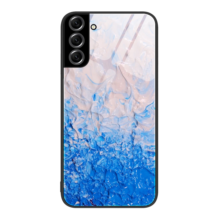 Marble Pattern Glass Protective Phone Case, For Samsung Galaxy S22+ 5G, For OnePlus 10 Pro, For OnePlus Nord 2 5G