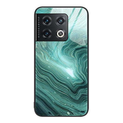 Marble Pattern Glass Protective Phone Case, For Samsung Galaxy S22+ 5G, For OnePlus 10 Pro, For OnePlus Nord 2 5G