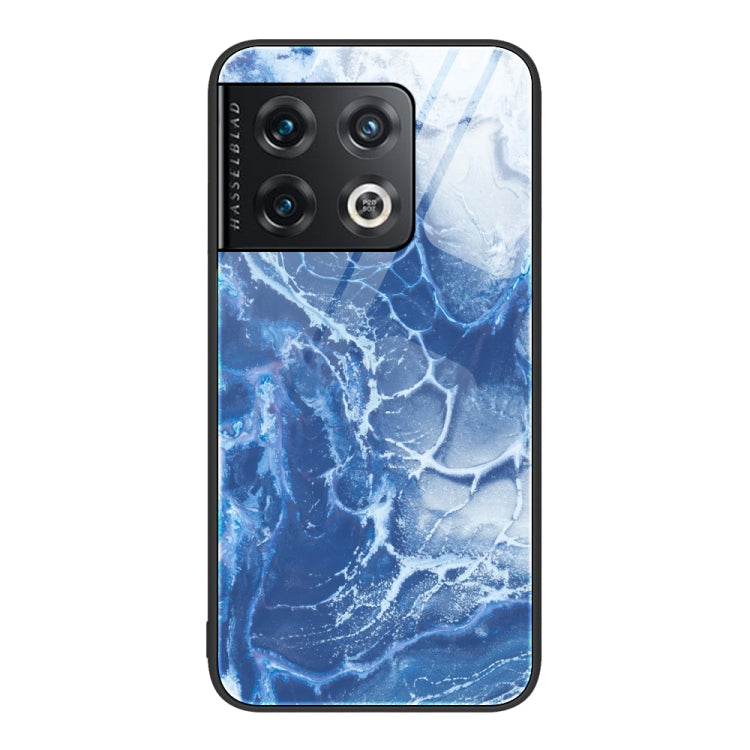 Marble Pattern Glass Protective Phone Case, For Samsung Galaxy S22+ 5G, For OnePlus 10 Pro, For OnePlus Nord 2 5G