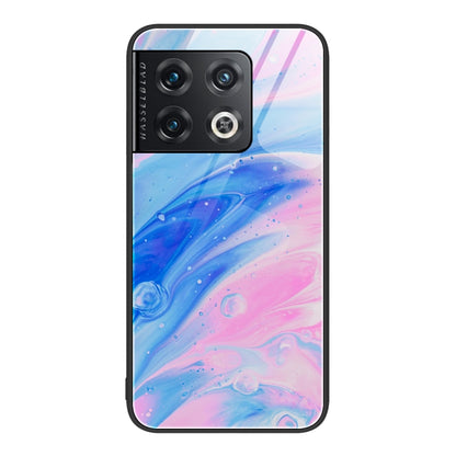 Marble Pattern Glass Protective Phone Case, For Samsung Galaxy S22+ 5G, For OnePlus 10 Pro, For OnePlus Nord 2 5G