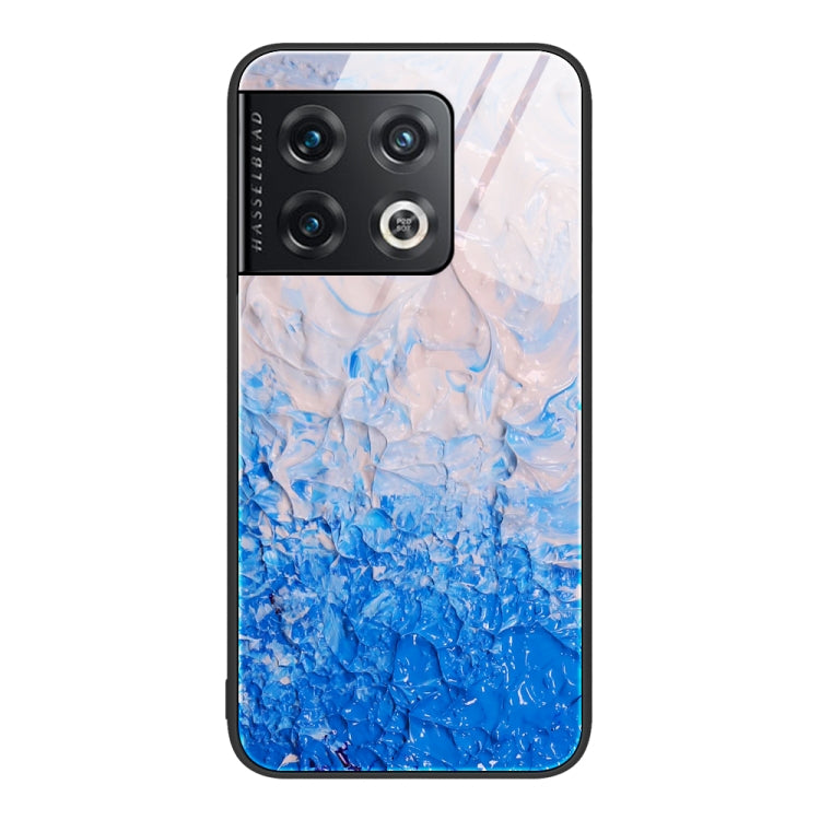 Marble Pattern Glass Protective Phone Case, For Samsung Galaxy S22+ 5G, For OnePlus 10 Pro, For OnePlus Nord 2 5G