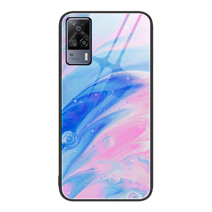 Marble Pattern Glass Protective Phone Case, For vivo S9e