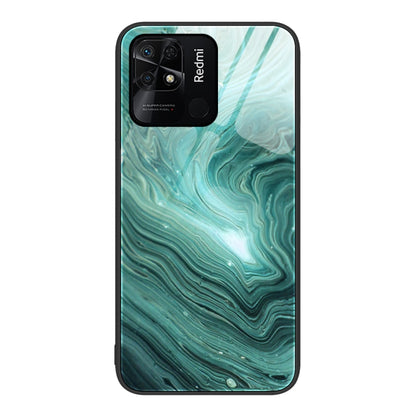 Marble Pattern Glass Protective Phone Case, For Xiaomi Redmi 10C, For Xiaomi Redmi Note 11T Pro, For Xiaomi Redmi K40s