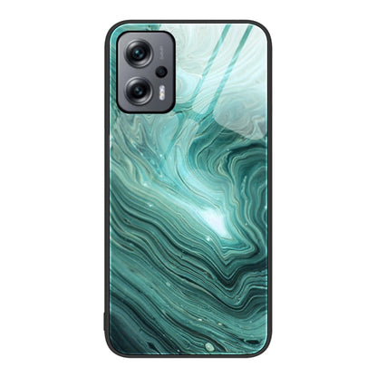 Marble Pattern Glass Protective Phone Case, For Xiaomi Redmi 10C, For Xiaomi Redmi Note 11T Pro, For Xiaomi Redmi K40s