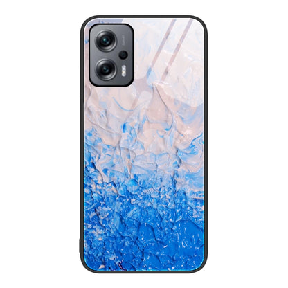 Marble Pattern Glass Protective Phone Case, For Xiaomi Redmi 10C, For Xiaomi Redmi Note 11T Pro, For Xiaomi Redmi K40s