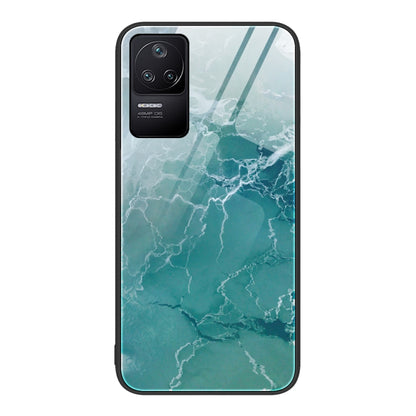 Marble Pattern Glass Protective Phone Case, For Xiaomi Redmi 10C, For Xiaomi Redmi Note 11T Pro, For Xiaomi Redmi K40s