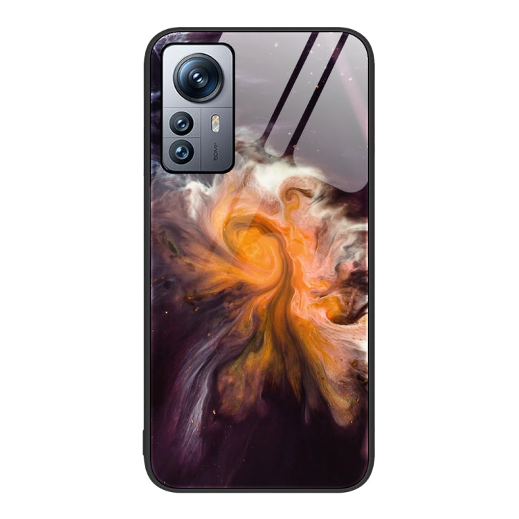 Marble Pattern Glass Protective Phone Case, For Xiaomi 12 Pro, For Xiaomi Poco M4 Pro 5G, For Xiaomi Poco M4 Pro