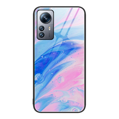 Marble Pattern Glass Protective Phone Case, For Xiaomi 12 Pro, For Xiaomi Poco M4 Pro 5G, For Xiaomi Poco M4 Pro