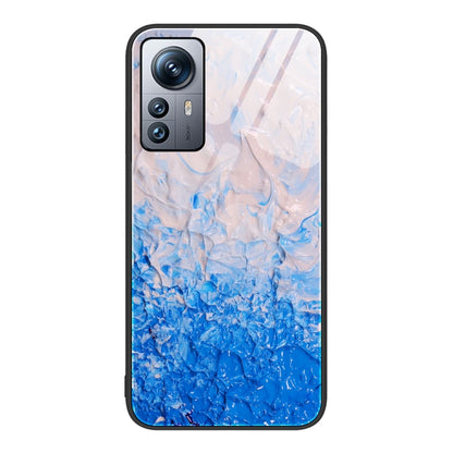 Marble Pattern Glass Protective Phone Case, For Xiaomi 12 Pro, For Xiaomi Poco M4 Pro 5G, For Xiaomi Poco M4 Pro