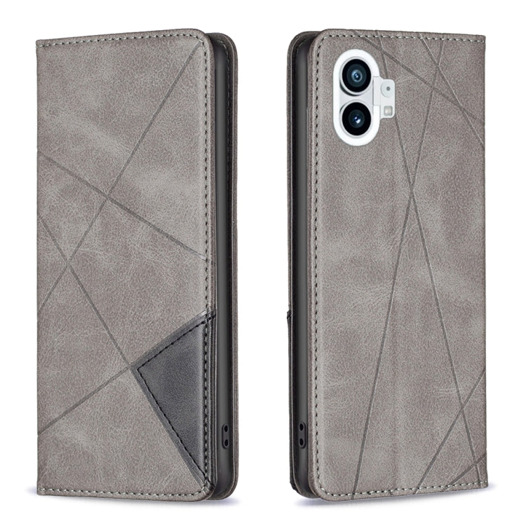 Prismatic Invisible Magnetic Leather Phone Case, For Motorola Moto G42 4G, For Motorola Moto G62, For Nothing Phone 1, For OPPO A57 4G