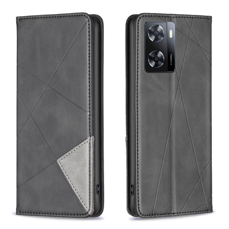 Prismatic Invisible Magnetic Leather Phone Case, For Motorola Moto G42 4G, For Motorola Moto G62, For Nothing Phone 1, For OPPO A57 4G
