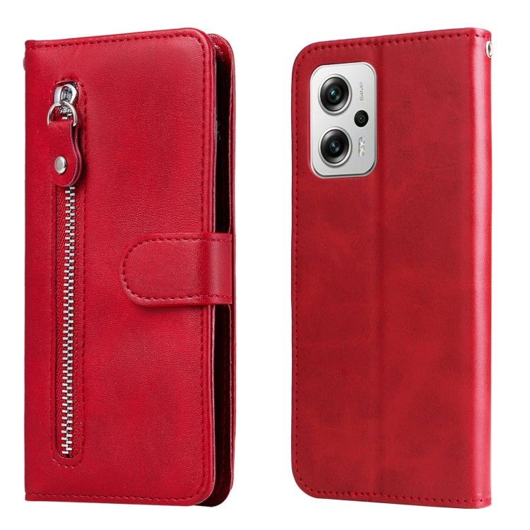 Fashion Calf Texture Zipper Horizontal Flip Leather Phone Case, For Xiaomi Redmi K40S / Poco F4, For Xiaomi Redmi Note 11T Pro / Poco X4 GT, For Xiaomi 12X