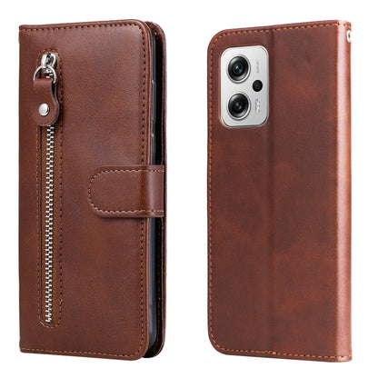 Fashion Calf Texture Zipper Horizontal Flip Leather Phone Case, For Xiaomi Redmi K40S / Poco F4, For Xiaomi Redmi Note 11T Pro / Poco X4 GT, For Xiaomi 12X
