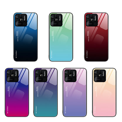 Gradient Color Glass Case, For Xiaomi Redmi 10C, For Xiaomi Redmi Note 11 5G/Poco M4 Pro, For Xiaomi Redmi K40S