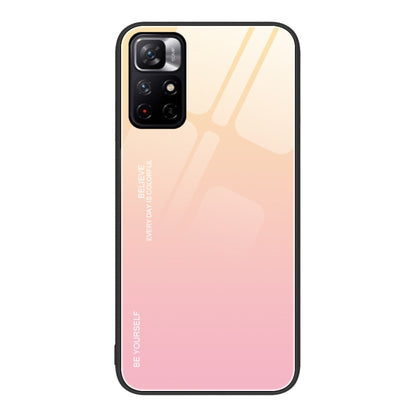 Gradient Color Glass Case, For Xiaomi Redmi 10C, For Xiaomi Redmi Note 11 5G/Poco M4 Pro, For Xiaomi Redmi K40S