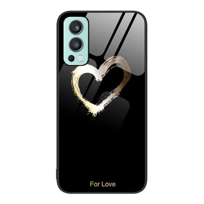 Colorful Painted Glass Phone Case, For OnePlus Nord 2 5G