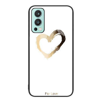 Colorful Painted Glass Phone Case, For OnePlus Nord 2 5G