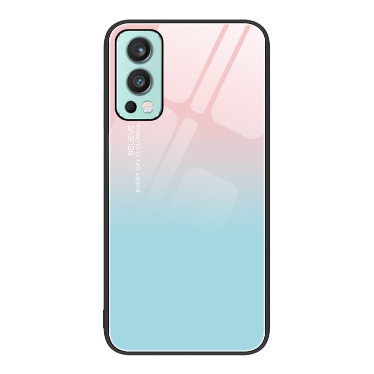 Colorful Painted Glass Phone Case, For OnePlus Nord 2 5G