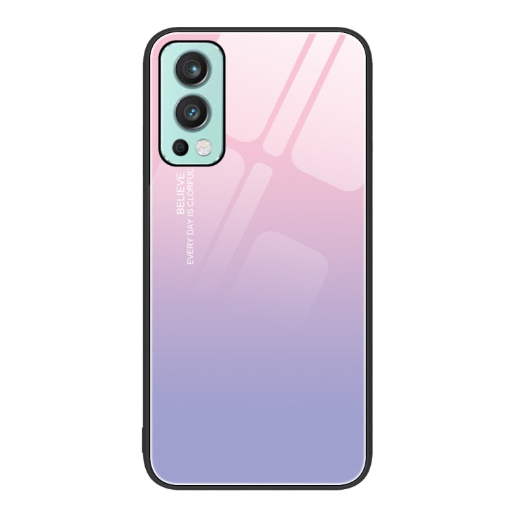 Colorful Painted Glass Phone Case, For OnePlus Nord 2 5G