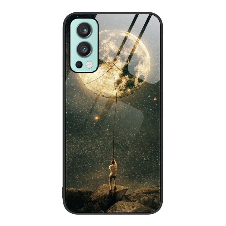 Colorful Painted Glass Phone Case, For OnePlus Nord 2 5G