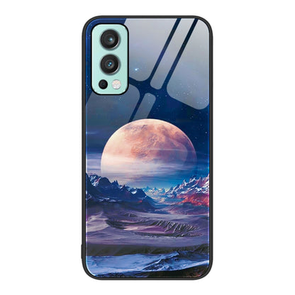 Colorful Painted Glass Phone Case, For OnePlus Nord 2 5G