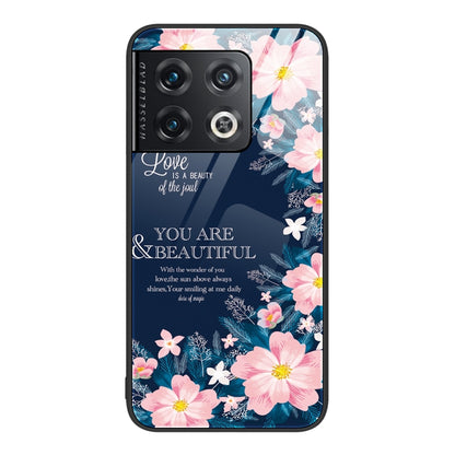 Colorful Painted Glass Phone Case, For OnePlus 10 Pro