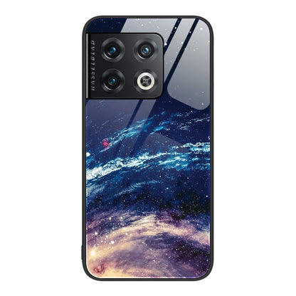 Colorful Painted Glass Phone Case, For OnePlus 10 Pro