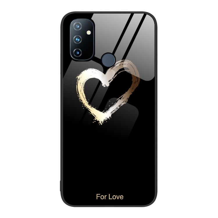 Colorful Painted Glass Phone Case, For OnePlus Nord N100