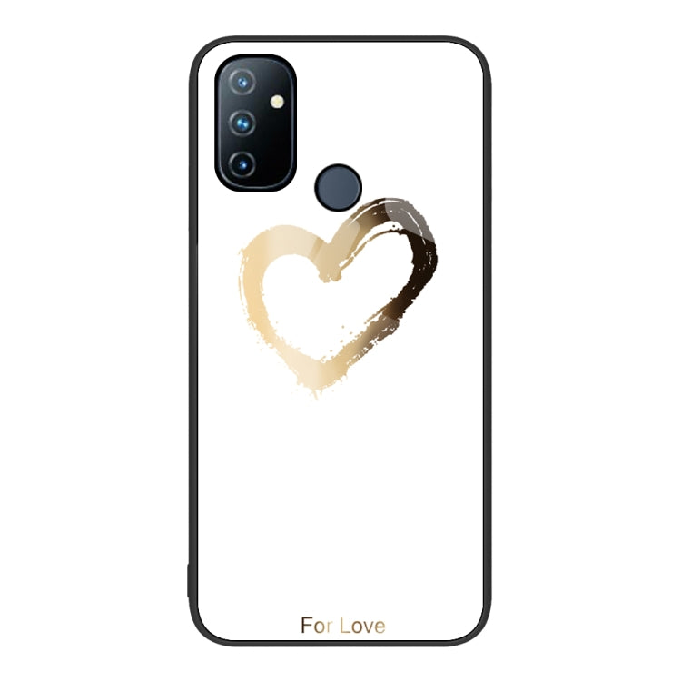 Colorful Painted Glass Phone Case, For OnePlus Nord N100